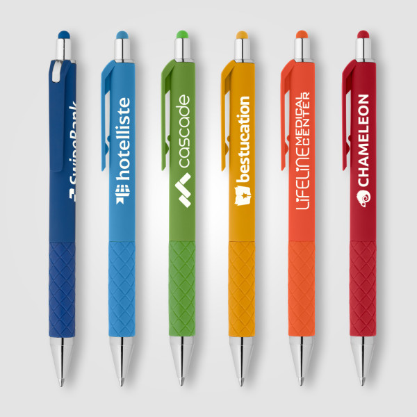 Islander Bright Click-Gelschreiber - m/Stylus