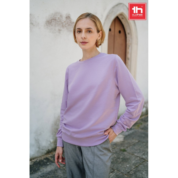 THC COLOMBO. Sweatshirt (unisex) aus italienischem Frottee ohne Knopfleiste